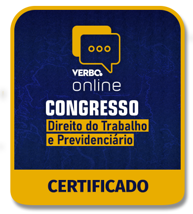 Certificado De Participacao Congresso De Direito Do Trabalho E Previdenciario Curso Preparatorio Ead Verbo Juridico