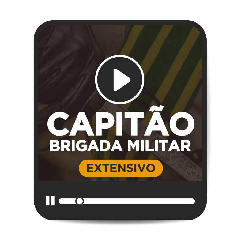 EXTENSIVO - CAPITO BM/RS - TURMA 01 (ONLINE)